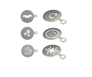 Barista Stencils SS 6 Pcs Set